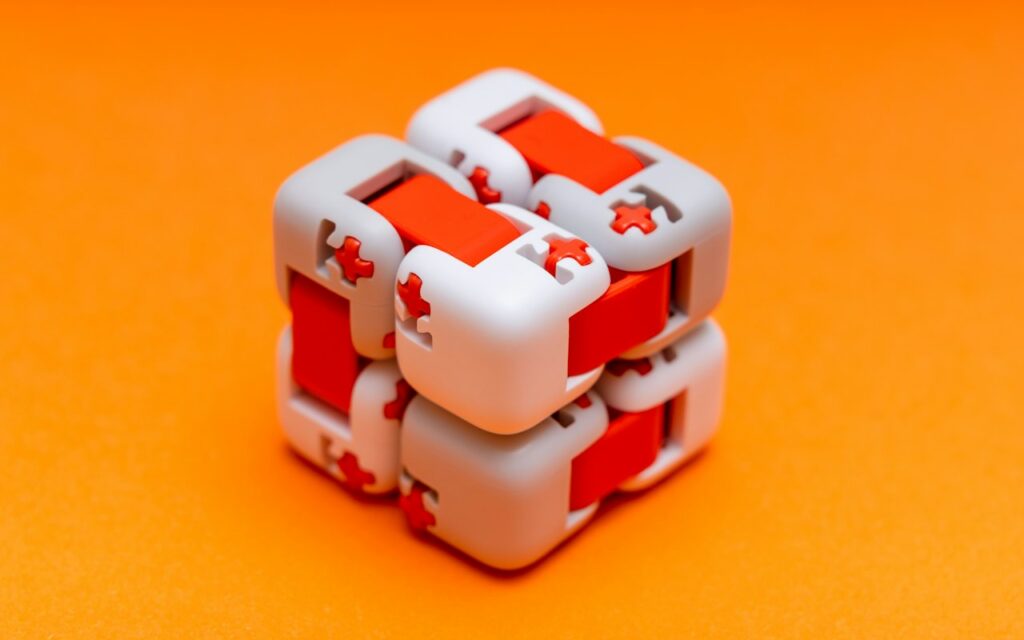 Metallic Infinity Cube Fidget